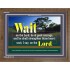 WAIT ON THE LORD   Contemporary Wall Decor   (GWF270)   "45x33"