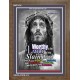 WORTHY IS THE LAMB   Religious Art Acrylic Glass Frame   (GWF3105)   