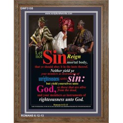 YIELD YOURSELVES UNTO GOD   Bible Scriptures on Love Acrylic Glass Frame   (GWF3155)   