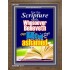 WHOSOEVER BELIEVETH   Acrylic Glass Frame Scripture Art   (GWF3297)   "33x45"