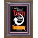 TURN TO YOU FOR A TESTIMONY   Framed Lobby Wall Decoration   (GWF3354)   