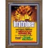 TRUE RICHES   Acrylic Glass Frame Scripture Art   (GWF3371)   "33x45"