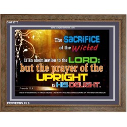 AN ABOMINATION TO THE LORD   Frame Bible Verse Online   (GWF3570)   