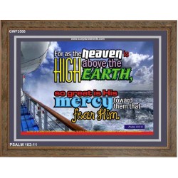 AS THE HEAVEN IS HIGH   Bible Verse Framed for Home Online   (GWF3588)   
