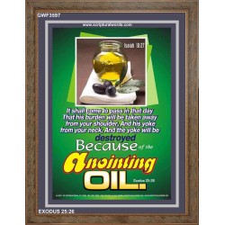 ANOINTING OIL   Bible Verse Acrylic Glass Frame   (GWF3597)   