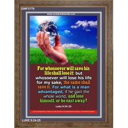 WHOSOEVER   Bible Verse Framed for Home   (GWF3779)   "33x45"