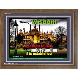 WISDOM AND UNDERSTANDING   Scripture Wall Art   (GWF3782)   
