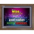 WISDOM   Scriptural Framed Signs   (GWF3817)   "45x33"