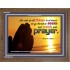 WATCH AND PRAY   Christian Wall Art Poster   (GWF3887)   "45x33"