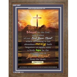 ABUNDANT MERCY   Christian Quote Framed   (GWF3907)   