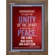 UNITY OF THE SPIRIT   Acrylic Glass Frame Scripture Art   (GWF3995)   