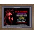 VICTORY BY THE BLOOD OF JESUS   Bible Scriptures on Love Acrylic Glass Frame   (GWF4021)   "45x33"