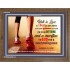 WALK IN LOVE   Christian Paintings Acrylic Glass Frame   (GWF4034)   "45x33"