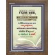 WHOLE DUTY OF MAN   Acrylic Glass Framed Bible Verse   (GWF4038)   
