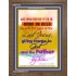 WORD OR DEED   Framed Bible Verse   (GWF4126)   "33x45"