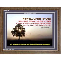 ALL GLORY TO GOD   Art & Wall Dcor   (GWF4231)   