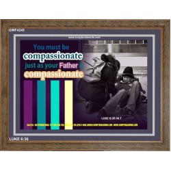 BE COMPASSIONATE   Modern Wall Art   (GWF4245)   