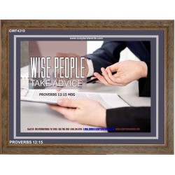 WISE PEOPLE   Bible Verses Frame Online   (GWF4319)   "45x33"