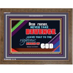 VENGEANCE BELONGS TO GOD   Frame Scriptures Dcor   (GWF4347)   "45x33"