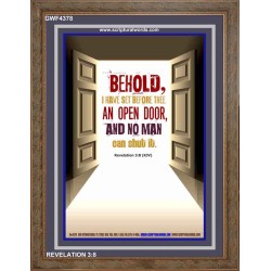 AN OPEN DOOR   Christian Quotes Framed   (GWF4378)   
