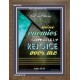 WRONGFULLY REJOICE OVER ME   Acrylic Glass Frame Scripture Art   (GWF4555)   