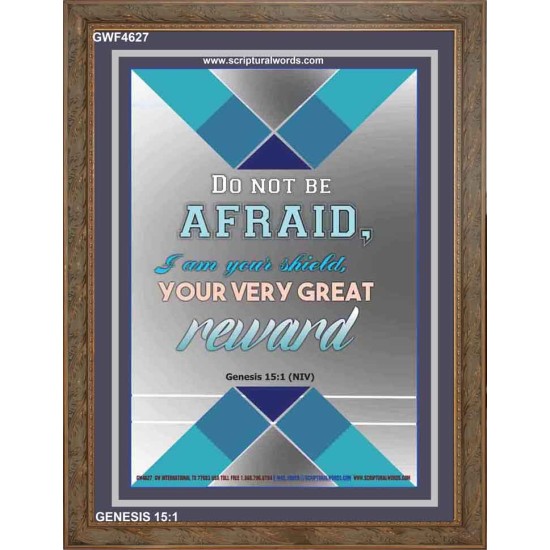 VERY GREAT REWARD   Encouraging Bible Verses Framed   (GWF4627)   