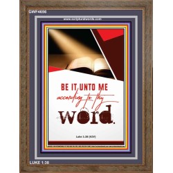 ACCORDING TO THY WORD   Bible Verses Wall Art   (GWF4656)   