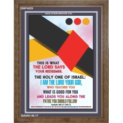 WHAT IS GOOD FOR YOU   Bible Verse Frame   (GWF4829)   "33x45"