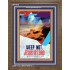 WEEP NOT JESUS IS LORD   Framed Bible Verse   (GWF4849)   "33x45"