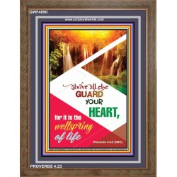 WELLSPRING OF LIFE   Christian Artwork Frame   (GWF4890)   "33x45"