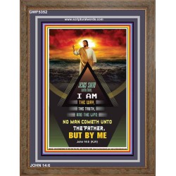 THE WAY THE TRUTH AND THE LIFE   Inspirational Wall Art Wooden Frame   (GWF5352)   