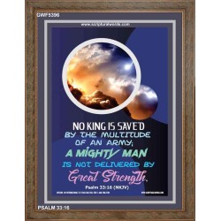 A MIGHTY MAN   Large Frame Scriptural Wall Art   (GWF5396)   