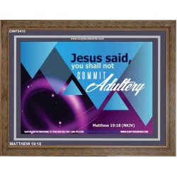 ADULTERY   Scripture Art Wooden Frame   (GWF5410)   