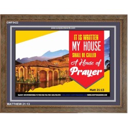 A HOUSE OF PRAYER   Scripture Art Prints   (GWF5422)   