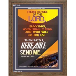 THE VOICE OF THE LORD   Scripture Wooden Frame   (GWF5440)   