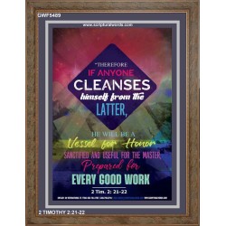 VESSEL FOR HONOR   Framed Bible Verse   (GWF5489)   "33x45"