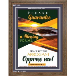 A BLESSING FOR ME   Scripture Art Prints   (GWF5533)   "33x45"