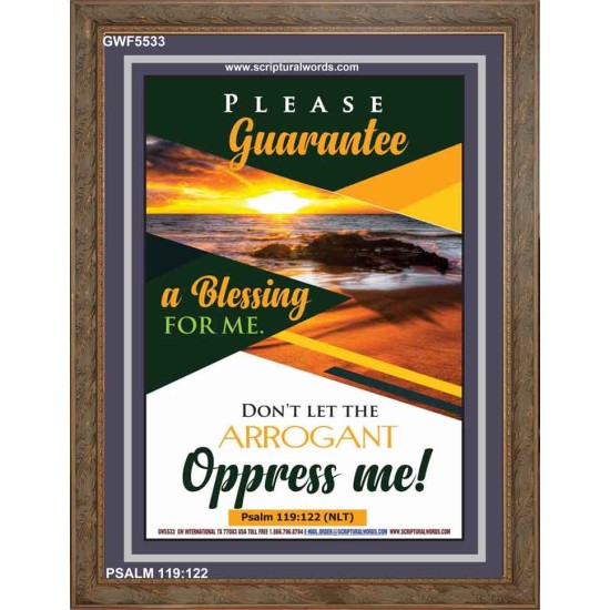 A BLESSING FOR ME   Scripture Art Prints   (GWF5533)   