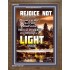 A LIGHT   Scripture Art Acrylic Glass Frame   (GWF6385)   "33x45"