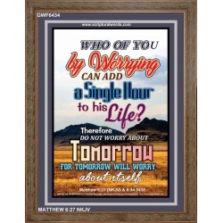 A SINGLE HOUR TO HIS LIFE   Bible Verses Frame Online   (GWF6434)   "33x45"