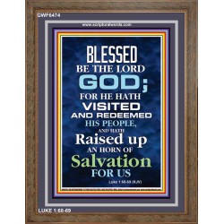 AN HORN OF SALVATION   Christian Quotes Frame   (GWF6474)   
