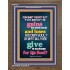 WHAT DOES IT PROFIT TO GAIN THE WHOLE WORLD   Bible Verses For the Kids Frame    (GWF6511)   "33x45"