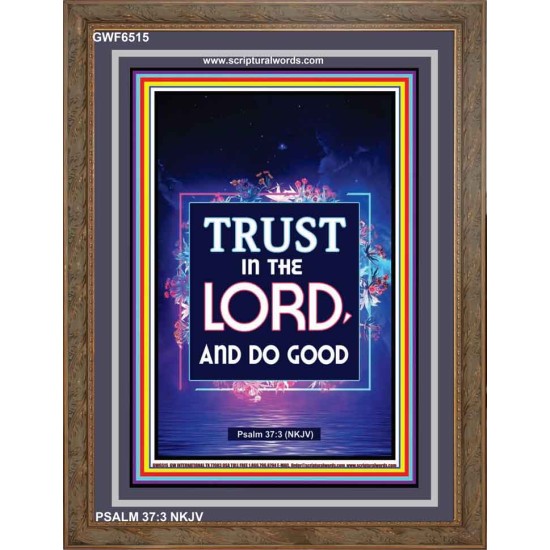 TRUST IN THE LORD   Bible Scriptures on Forgiveness Frame   (GWF6515)   