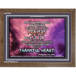 A THANKFUL HEART   Christian Paintings   (GWF6586)   