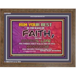 WIN ETERNAL LIFE   Inspiration office art and wall dcor   (GWF6602)   