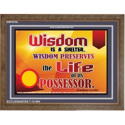 WISDOM   Framed Bible Verse   (GWF6782)   