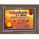 WISDOM   Framed Bible Verse   (GWF6782)   