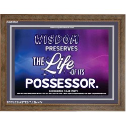 WISDOM   Framed Bible Verses   (GWF6783)   