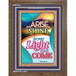 ARISE SHINE   Printable Bible Verse to Framed   (GWF7242)   