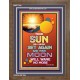 YOUR SUN WILL NEVER SET   Frame Bible Verse Online   (GWF7249)   